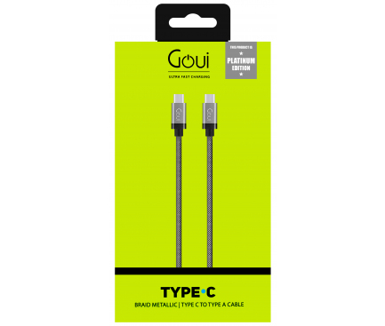 Cablu Date Type C to Type C Goui G-MCCCM 1.5m Gri thumb