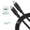 Cablu Date Type C to Type C Spigen C11C1 QC 3.0 1.5m Black