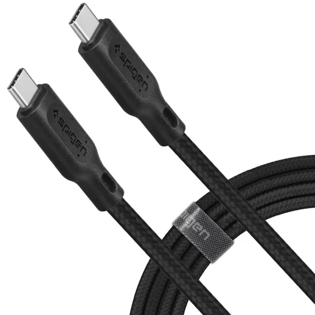 Cablu Date Type C to Type C Spigen C11C1 QC 3.0 1.5m Black