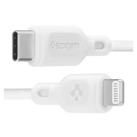 Cablu Date Usb-C Spigen C10CL QC 3.0 0.9m White