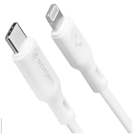 Cablu Date Usb-C Spigen C10CL QC 3.0 0.9m White