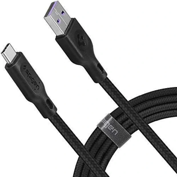Cablu Date Usb-C Spigen QC 3.0 1.5m Black