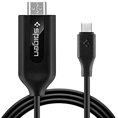 Cablu Date Usb-C la HDMI Spigen 2m Negru thumb