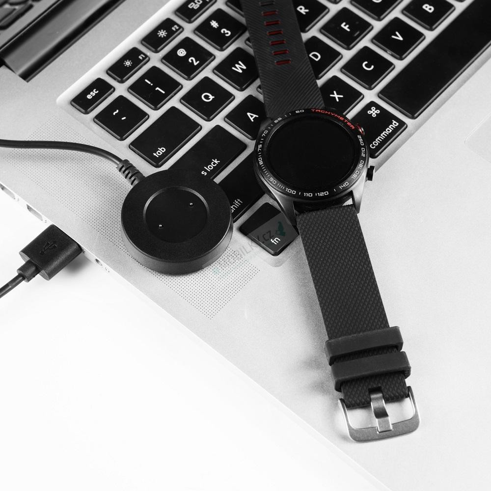 Cablu Incarcare Usb Tactical pentru Huawei Watch GT/ GT2/ Honor Magic Watch 2 5V 1m Negru thumb