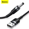 Cablu Date Usb to Jack 3.5mm Baseus Cafule 2A 1m Negru