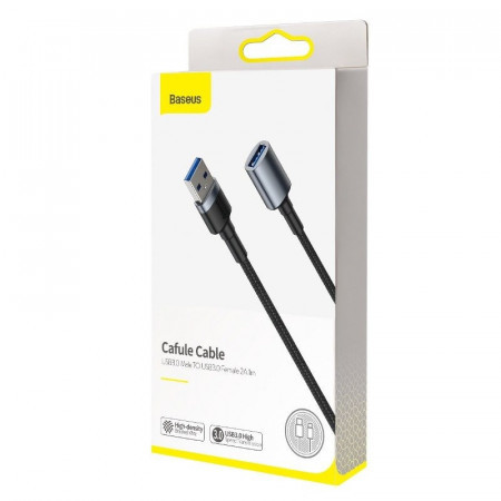 Cablu Date Usb to Usb Baseus Cafule 2A 1m Gri thumb