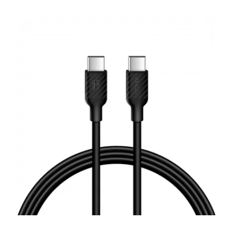Cablu Date Usb-Type C la Usb-Type C Pitaka 3A 1m Negru