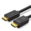 Cablu DP Ugreen DP102 4K to DP 1.2 Negru