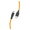 Cablu X21 Micro USB Hoco 1m Negru+Portocaliu