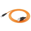 Cablu Hoco X21 Type-C 1m Negru+Portocaliu