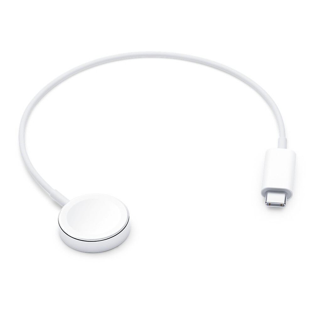 Cablu Incarcare Apple WATCH Magnetic mufa Type-c 0.3M Alb thumb