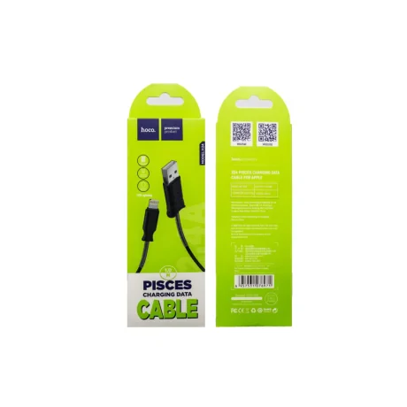 Cablu incarcare/transfer date lightning Hoco X24 Negru