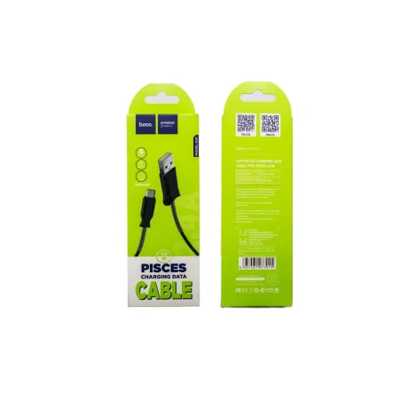 Cablu incarcare/transfer date Micro Usb, Hoco X24 Negru