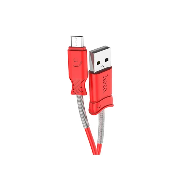 Cablu incarcare/transfer date Micro Usb, Hoco X24 Rosu