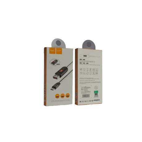 Cablu Micro Usb cu display Hoco U29 Alb