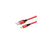 Cablu Micro Usb cu incarcare rapida Hoco X14 Rosu cu Negru 2m