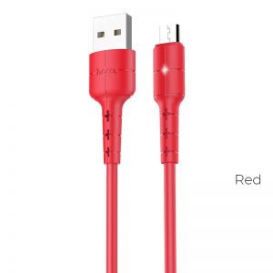 Cablu Micro Usb cu incarcare rapida, Hoco X30 Rosu 1,2M thumb