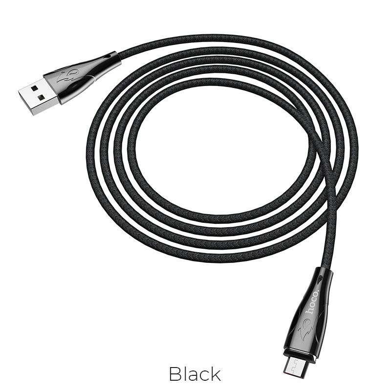 Cablu MicroUSB magnetic U75 Hoco Negru thumb