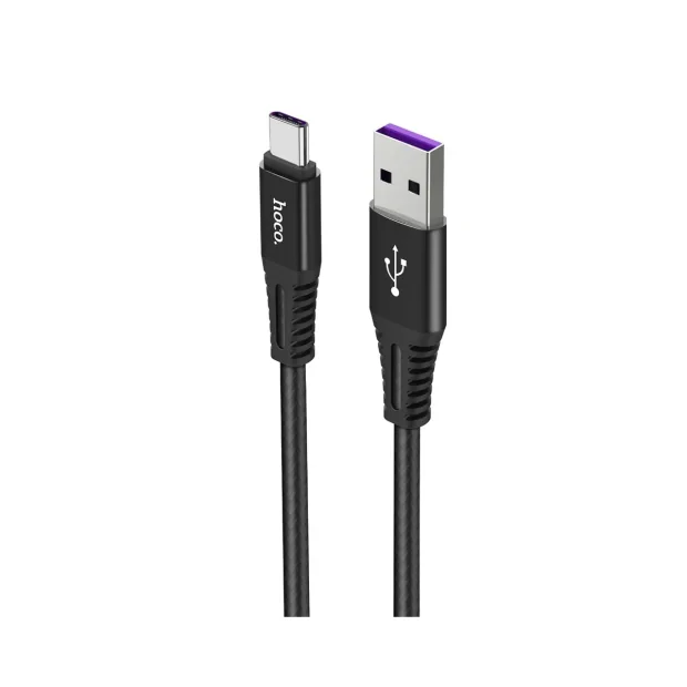 Cablu Quick Charge Type-C, Hoco X22 Negru