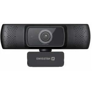 Camera Web Swissten FHD 1080P Full HD Microfon Negru