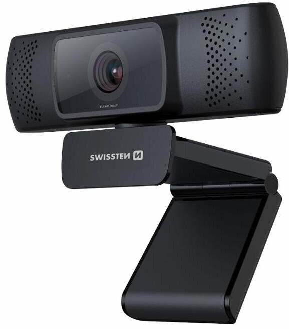 Camera Web Swissten FHD 1080P Full HD Microfon Negru thumb