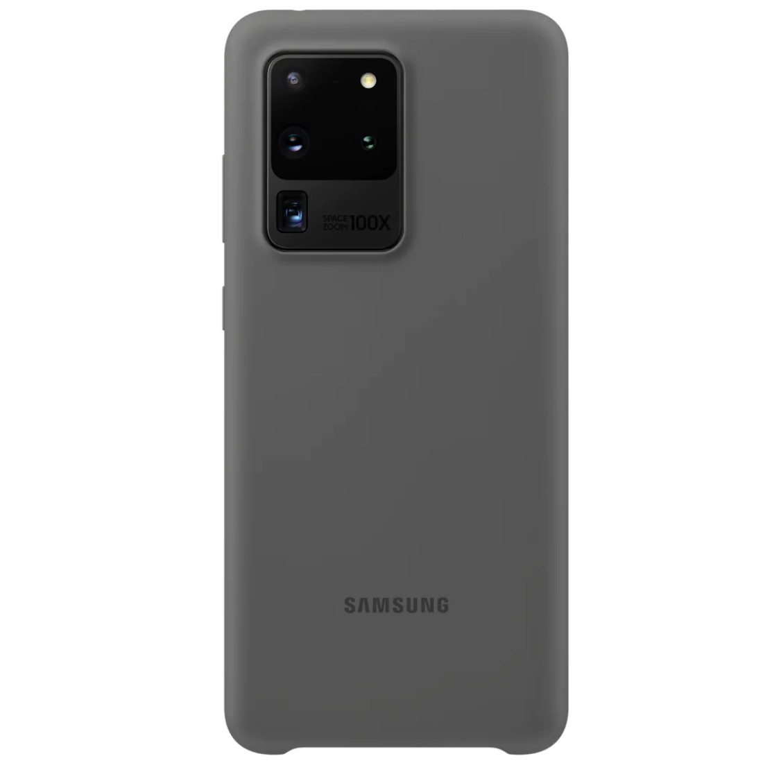 Capac protectie spate Samsung Silicone Cover pentru Galaxy S20 Ultra EF-PG988T Gray thumb