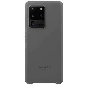 Capac protectie spate Samsung Silicone Cover pentru Galaxy S20 Ultra EF-PG988T Gray