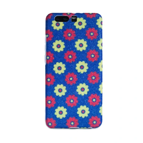 Husa fashion glitter Huawei P10 Plus, Contakt Albastra