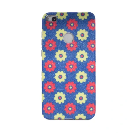 Husa fashion glitter Huawei P8 Lite/P9 Lite 2017, Contakt Albastra
