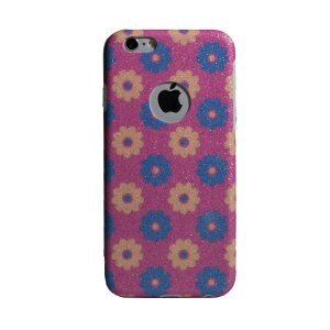 Carcasa fashion glitter iPhone 6/6S, Contakt Roz
