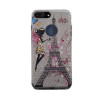 Carcasa fashion glitter iPhone 7 Plus, Contakt Argintie