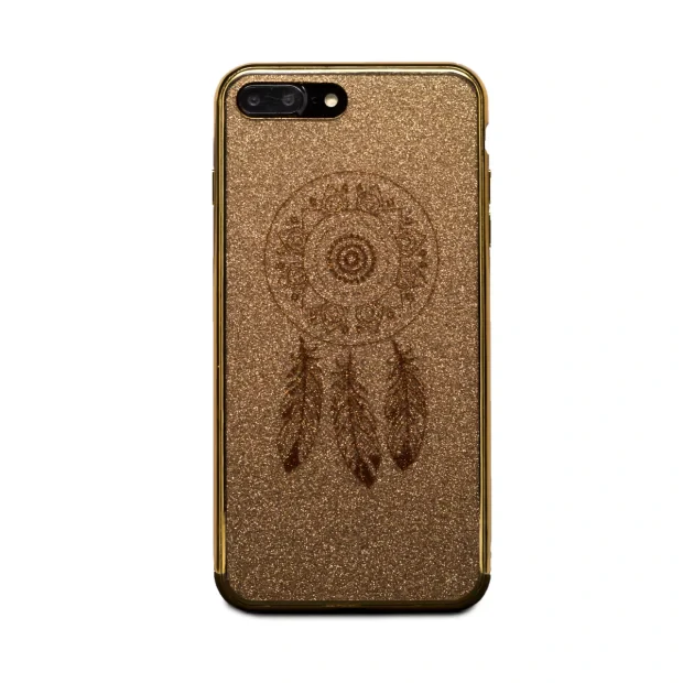 Carcasa fashion glitter iPhone 7 Plus, Contakt Aurie