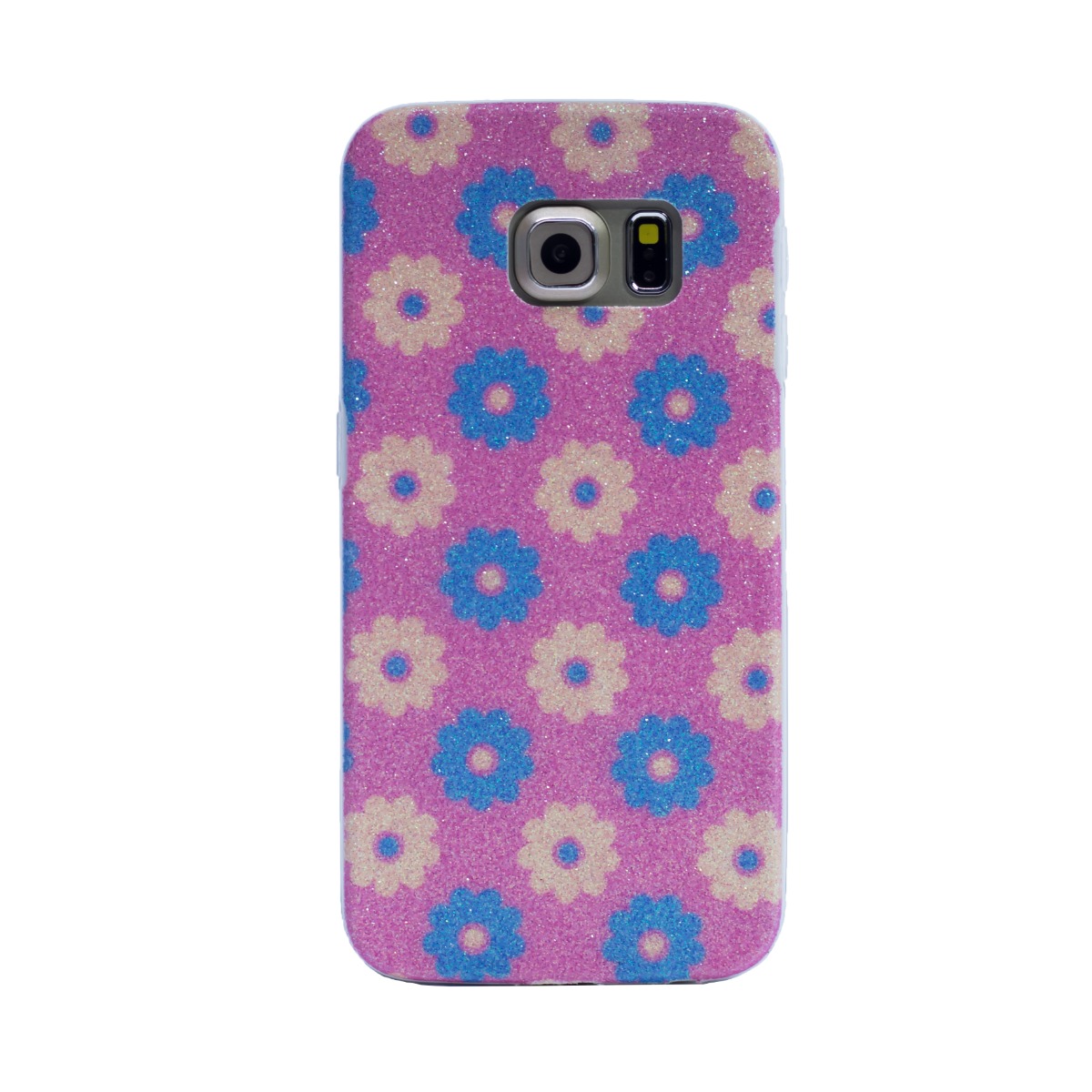 Carcasa fashion glitter Samsung Galaxy S6 Edge, Contakt Roz thumb