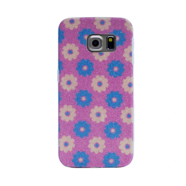 Carcasa fashion glitter Samsung Galaxy S6 Edge, Contakt Roz