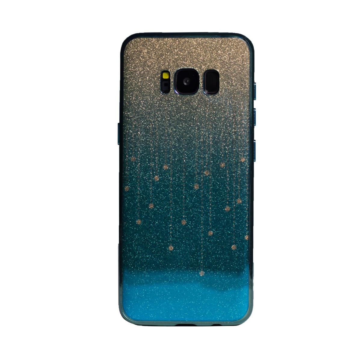 Carcasa fashion glitter Samsung Galaxy S8, Contakt Albastra thumb
