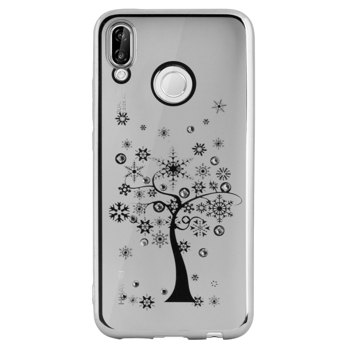 Carcasa Fashion Huawei P20 Lite Tree Argintie Beeyo thumb