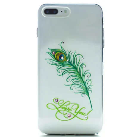 Carcasa Fashion Iphone 7 Plus/8 Plus Peacock Feather