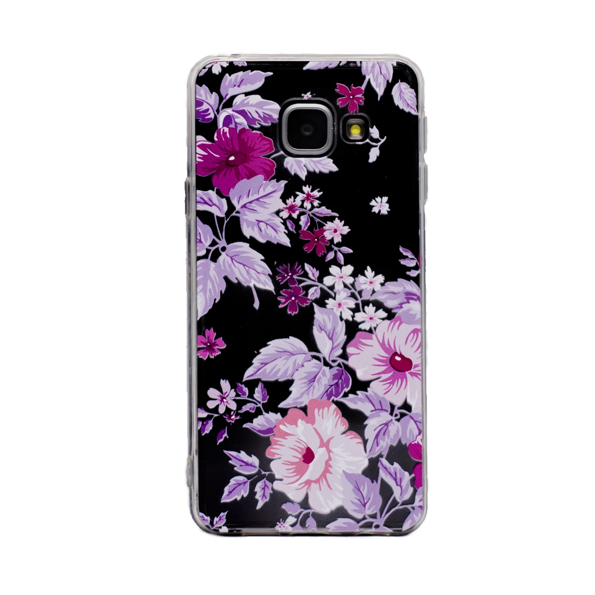 Carcasa Fashion Samsung Galaxy A3 2016, Transparenta cu Flori thumb