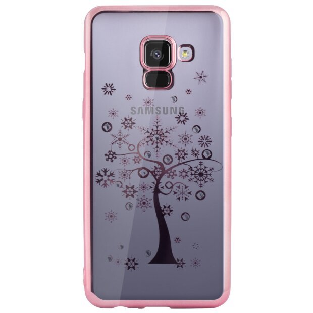 Carcasa Fashion Samsung Galaxy A8 2018 Tree Roz  Beeyo