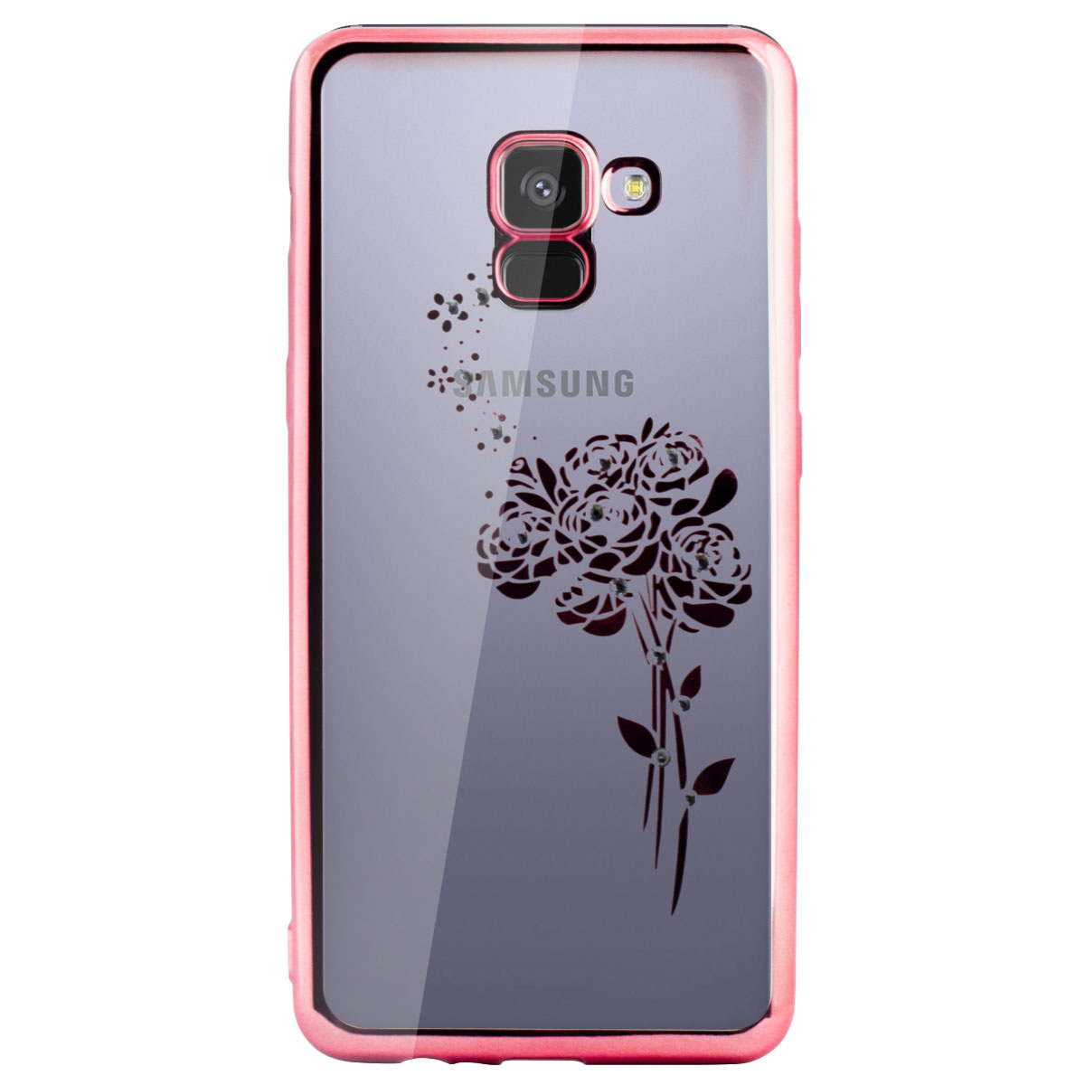 Carcasa Fashion Samsung Galaxy A8 Plus 2018 Roses Roz Beeyo thumb