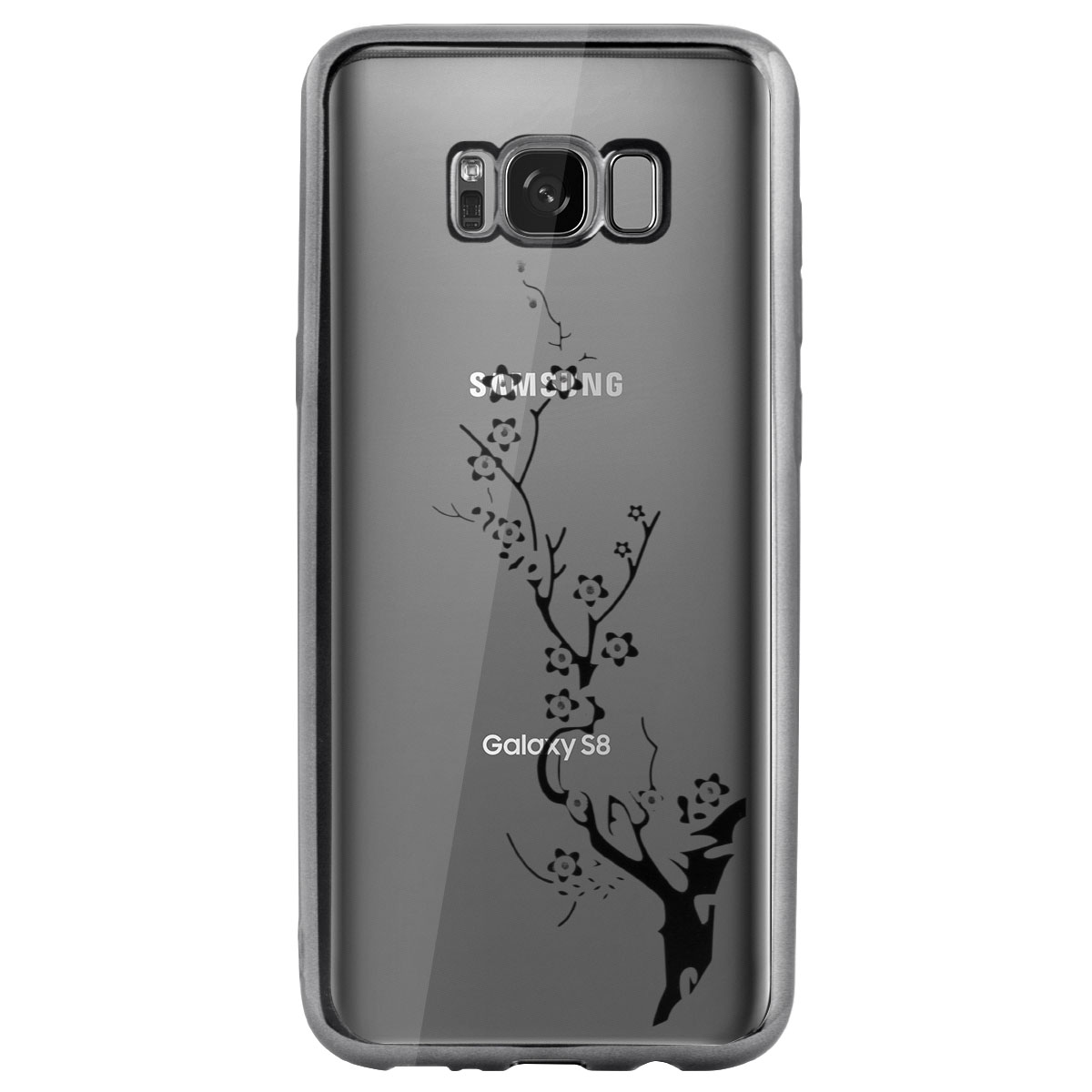 Carcasa Fashion Samsung Galaxy S8 Plus Branch Gri Beeyo thumb