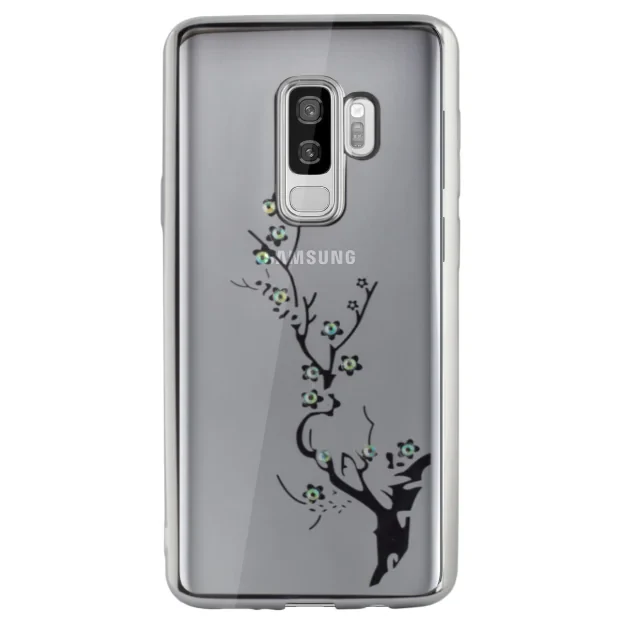 Carcasa Fashion Samsung Galaxy S9 Plus Branch Argintie Beeyo