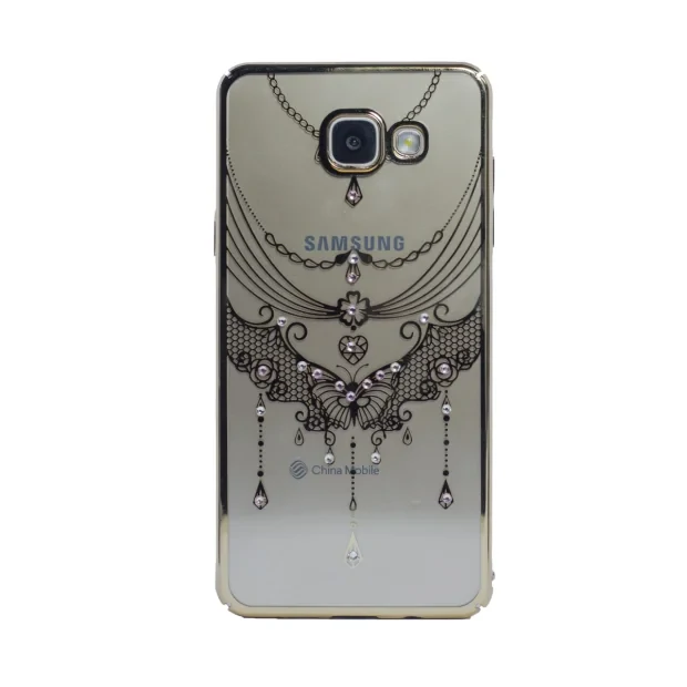 Husa hard fashion Samsung Galaxy A5 2016, Contakt Gold Butterfly
