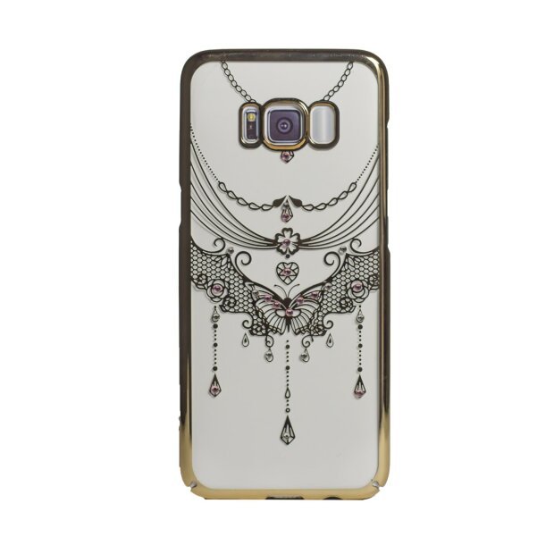 Husa hard fashion Samsung Galaxy S8, Contakt Gold Butterfly