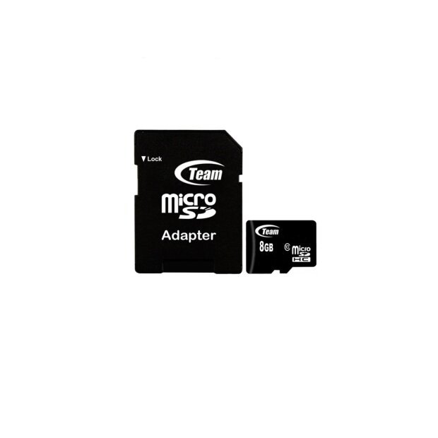 Card Memorie Micro SD cu Adaptor Team C10 8GB