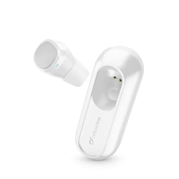 Casca Bluetooth Handsfree Cellularline Mini Alb