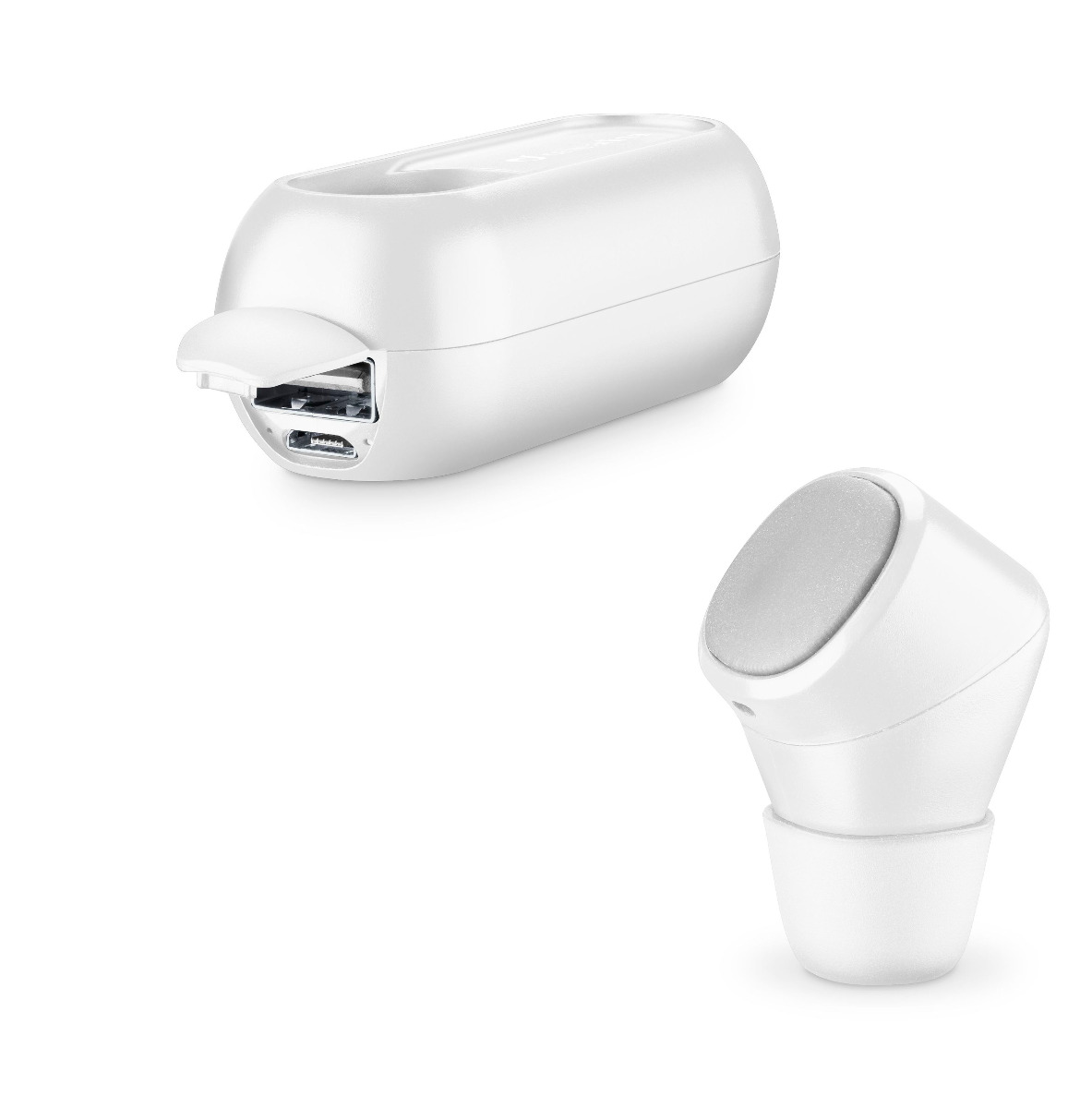 Casca Bluetooth Handsfree Cellularline Mini Alb thumb