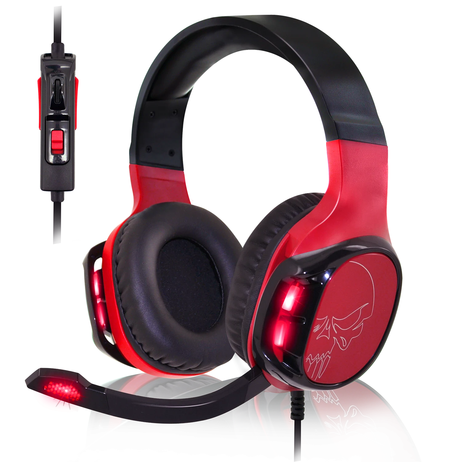 Casti Gaming Audio Spirit of Gamer Elite-H60 Helmet Microfon si Jack 3.5mm Rosu thumb