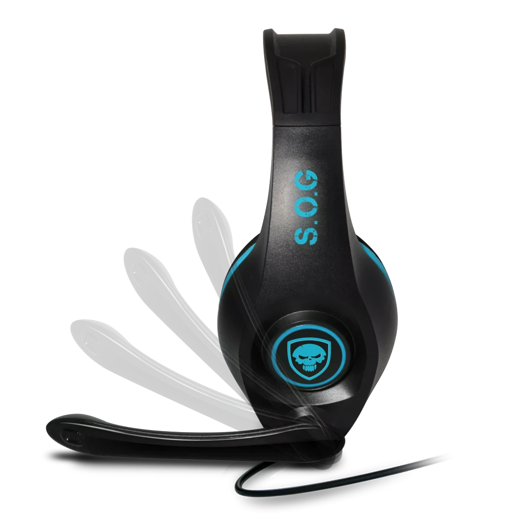 Casti Audio Gaming Spirit of Gamer Pro-H5 pentru PS4/Xbox/Nintendo Microfon si Jack 3.5mm Albastru thumb