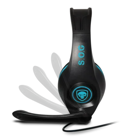 Casti Audio Gaming Spirit of Gamer Pro-H5 pentru PS4/Xbox/Nintendo Microfon si Jack 3.5mm Albastru